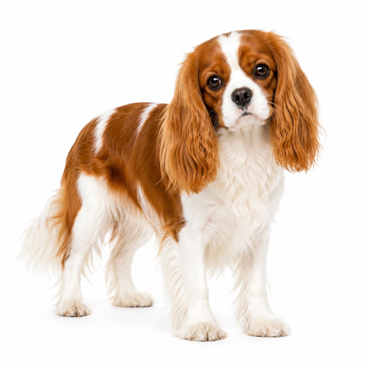 A Cavalier King Charles Spaniel dog