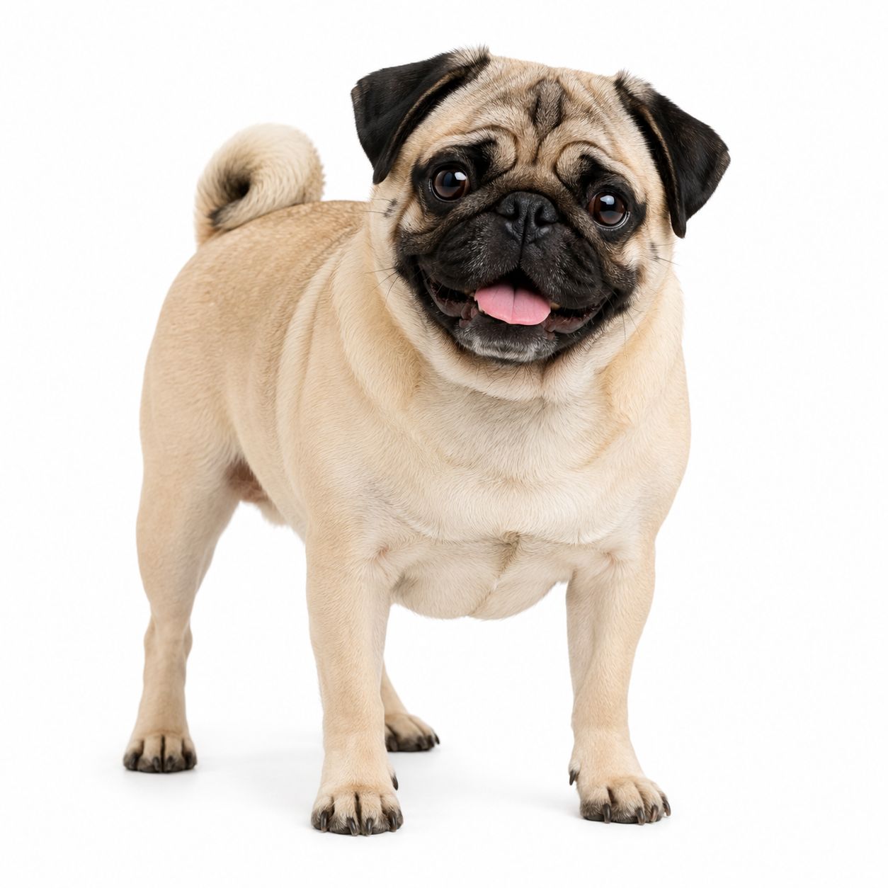 A Pug dog