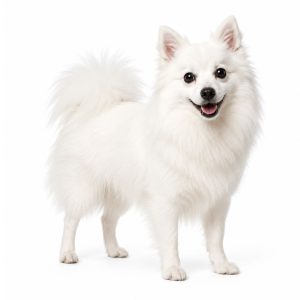 Toy American Eskimo dog