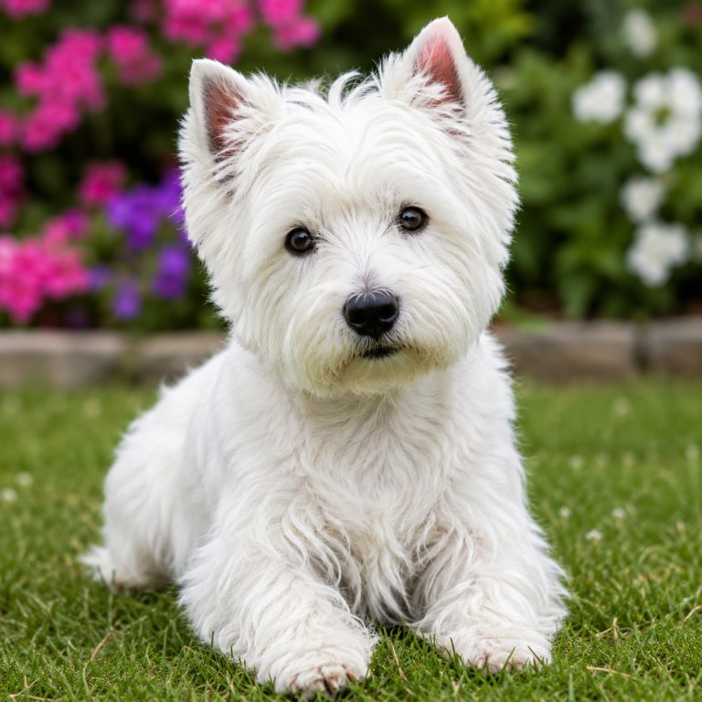 West highland white terrier westy dog