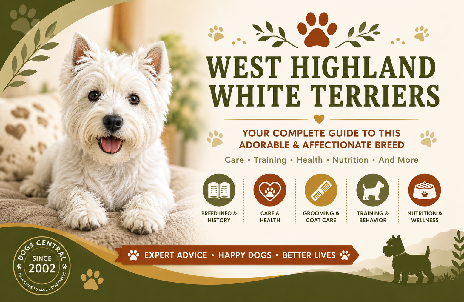 West highland white terriers hero image