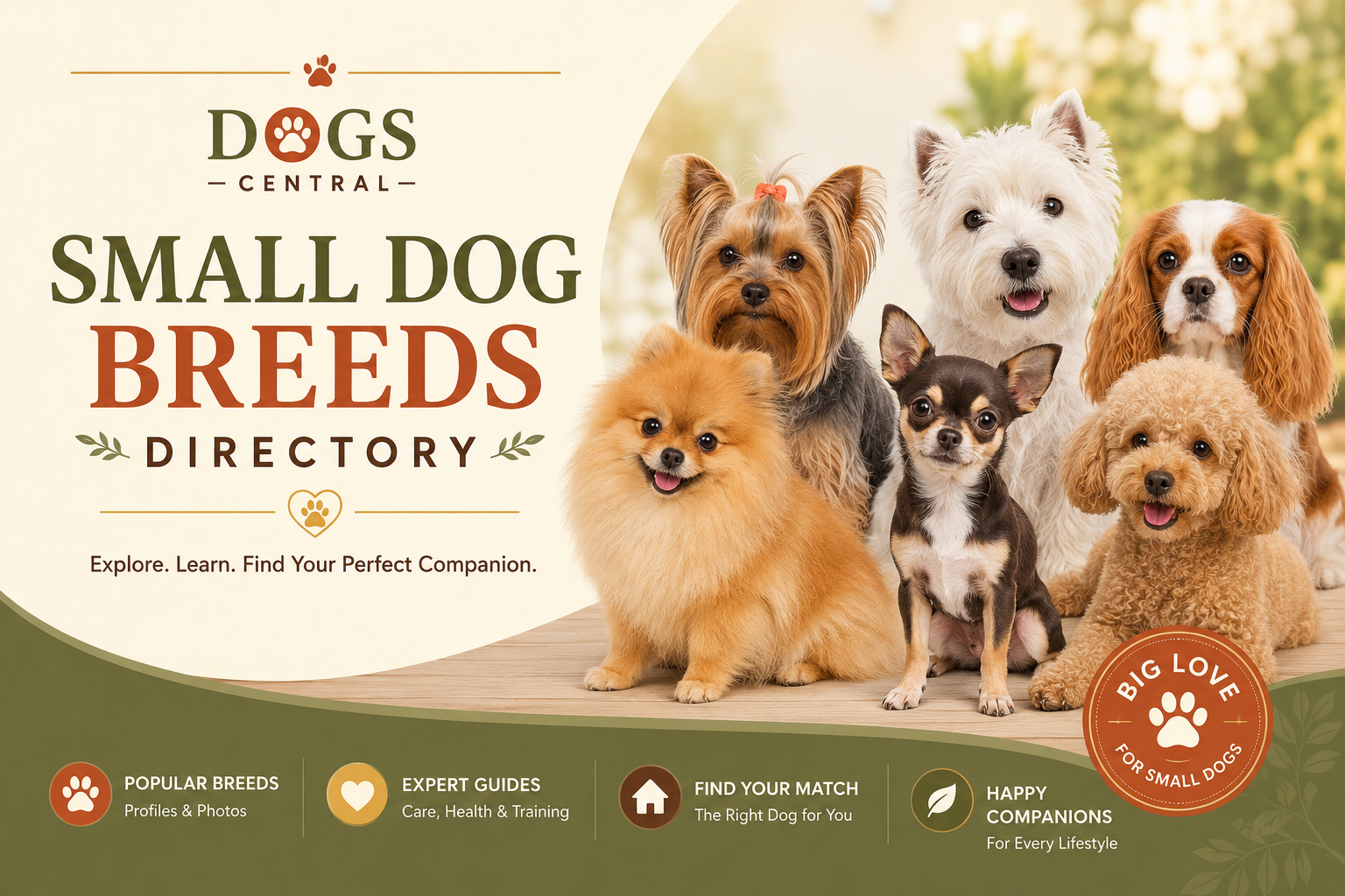 Dogs central's Small Dog Breeds Directory