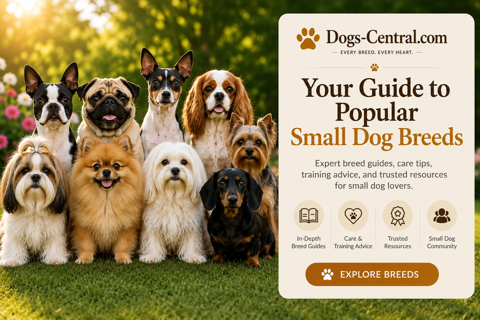 Dogs Central – Your Guide to Popular Small Dog Breeds