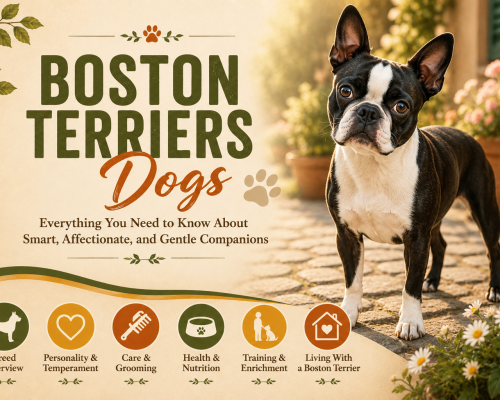 Boston Terrier dogs hero image