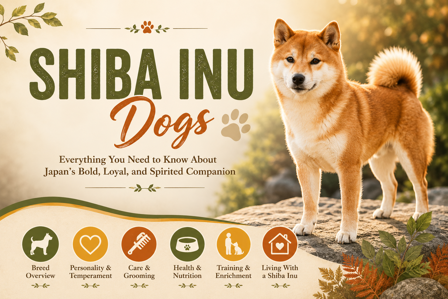 SHIBA INU DOGS HERO IMAGE