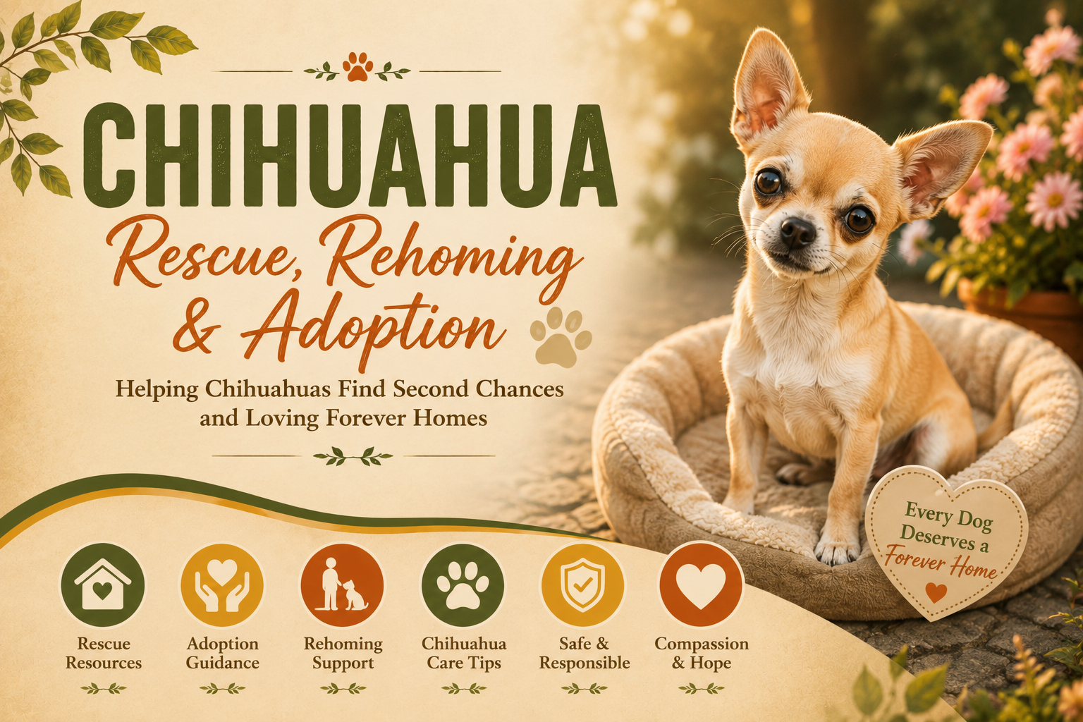 Chihuahua rescue rehoming and adoption hero image hero