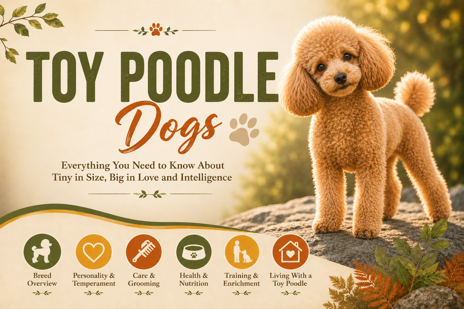 Toy poodle dogs hero image