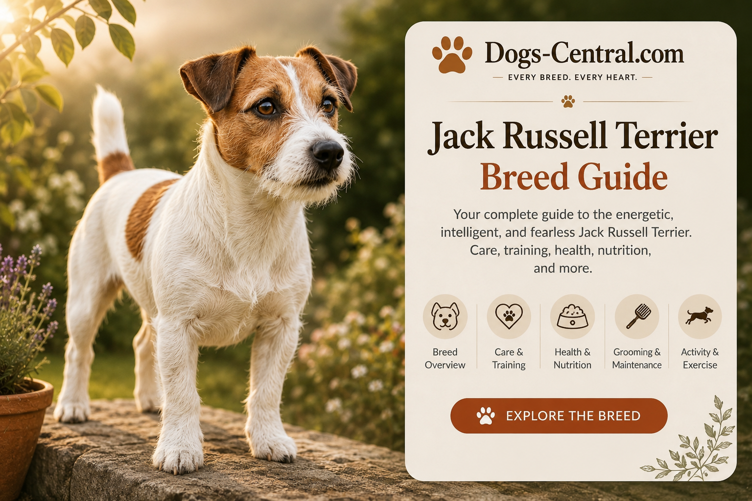 Jack Russell Terrier Breed Guide hero image
