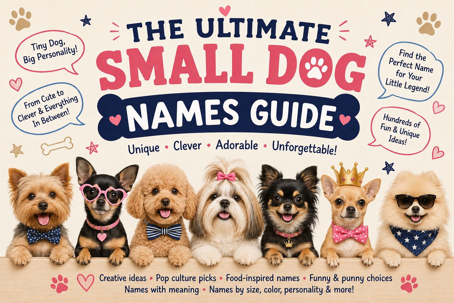 The ultimate small dog names guide