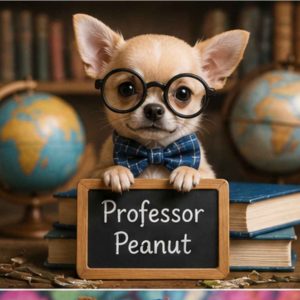 Male small dog names professor peanut
