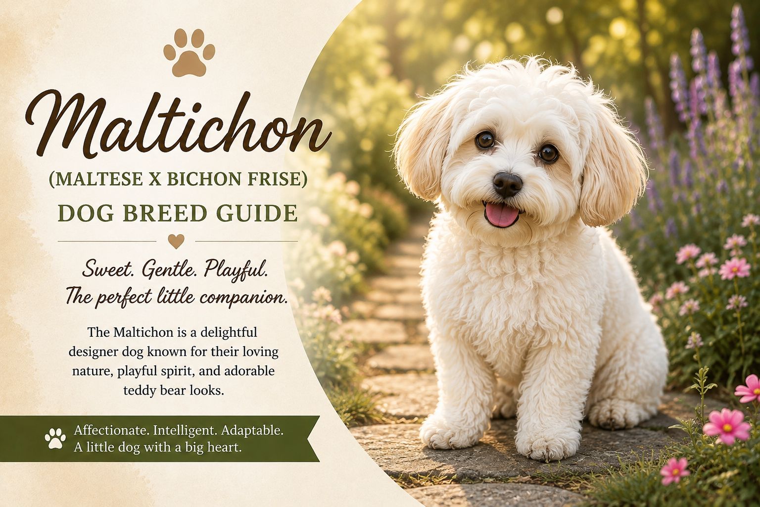 Maltichon Maltese Bichon Frise Mix Dog Breed Guide Hero Image