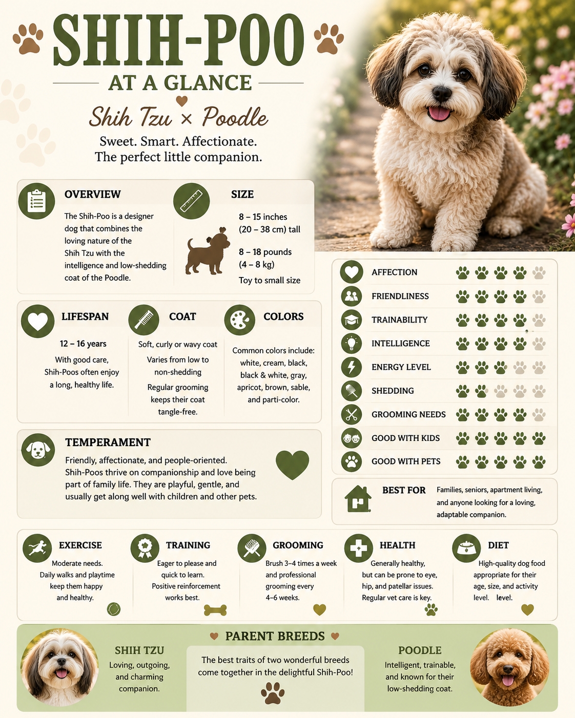 Shih poo at a glance