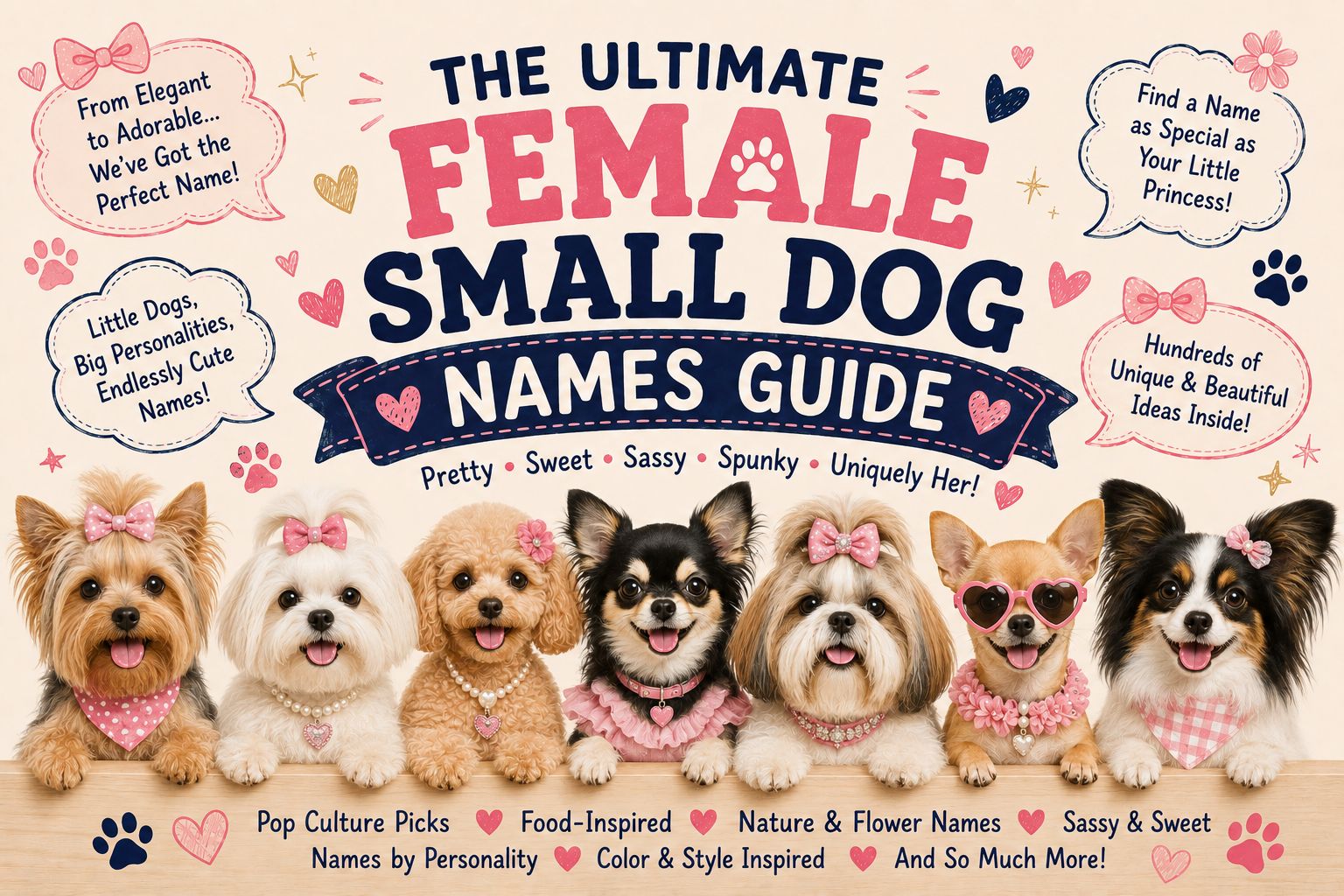 The ultimate female small dog names guide
