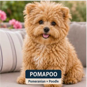 Pomapoo puppy