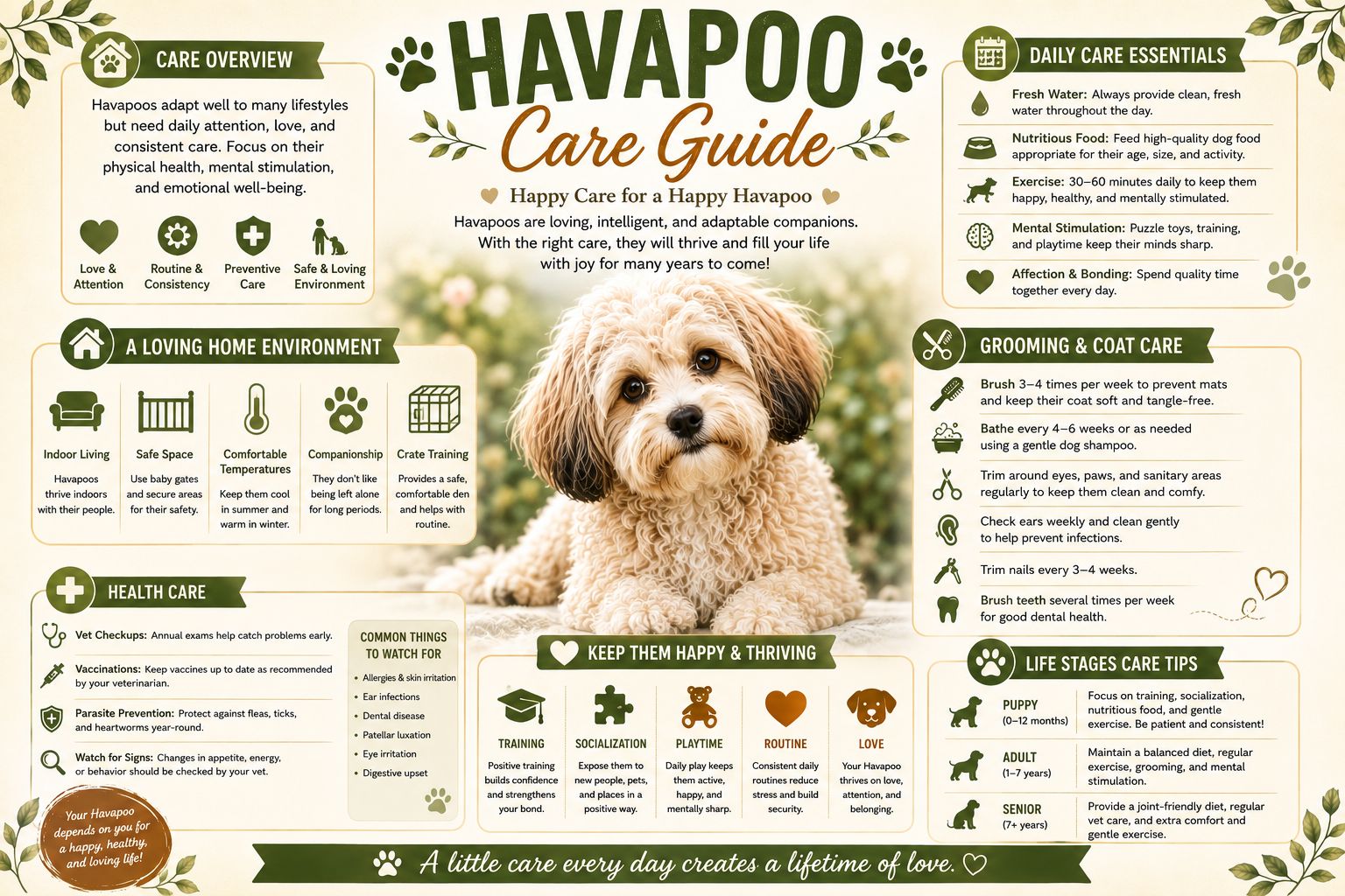 Havapoo care guide