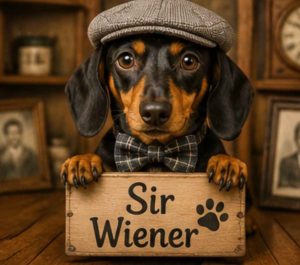 Male small dog names sir weiner