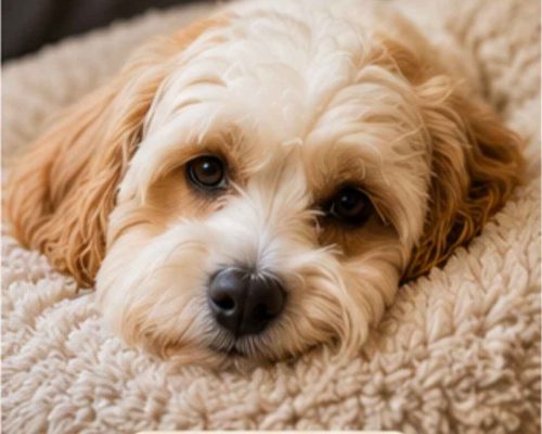 Cavachon napping