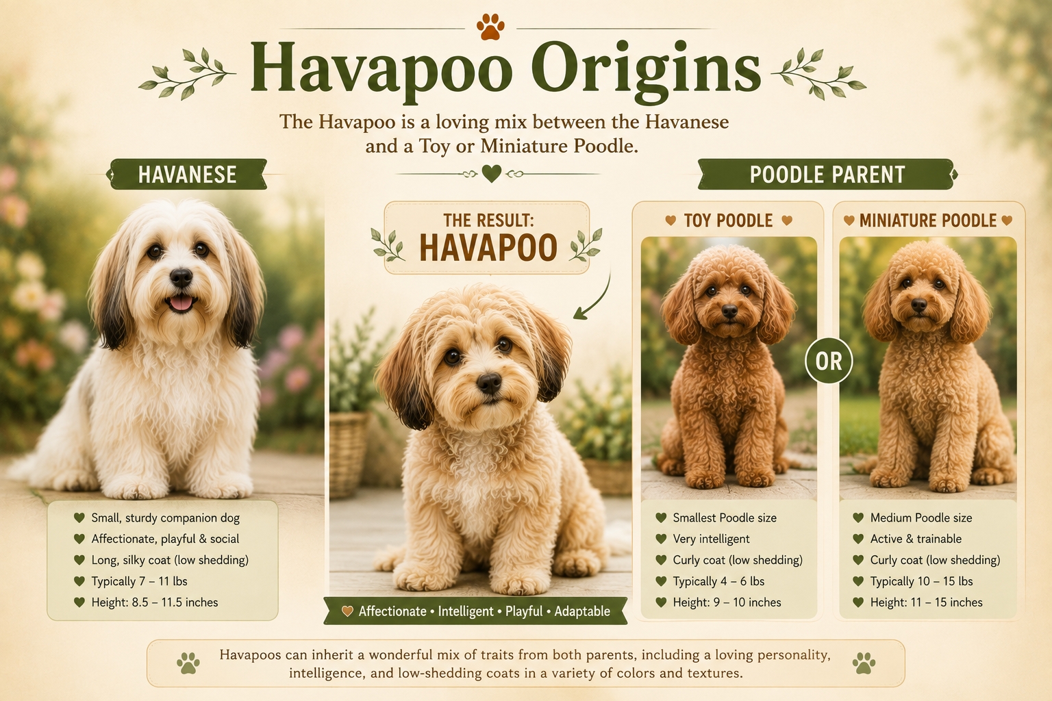Havapoo origins parent breeds