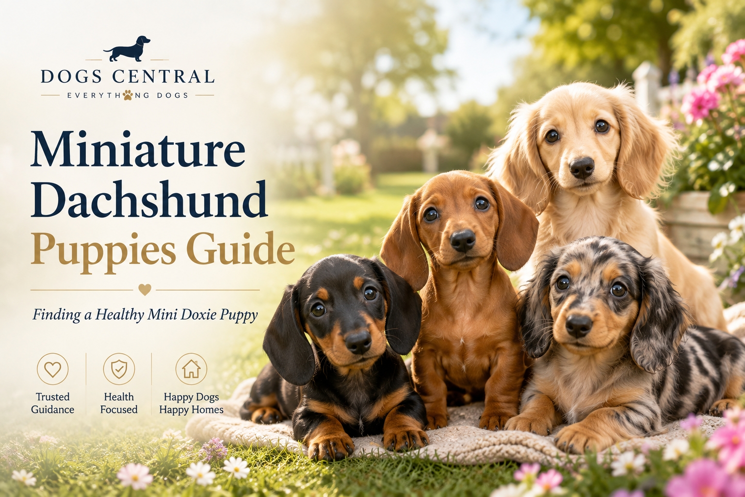 Miniature dachshund puppies guide