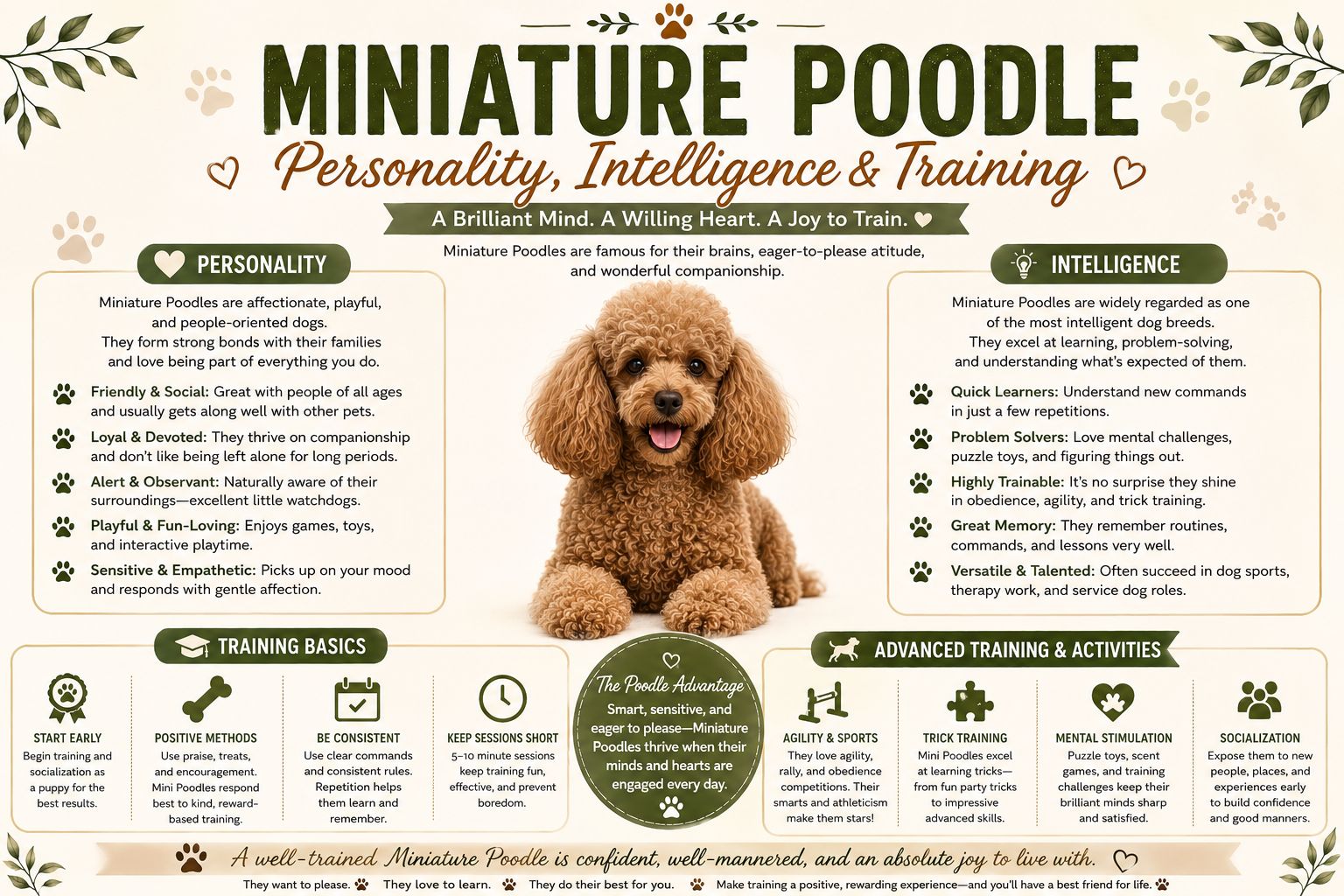 Miniature Poodle personality