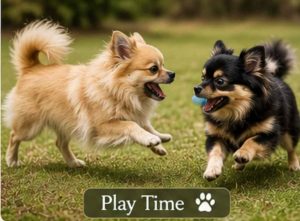 Pomchis at play