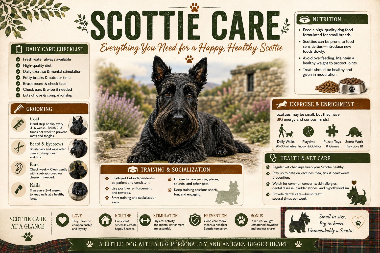 Scottie dog care