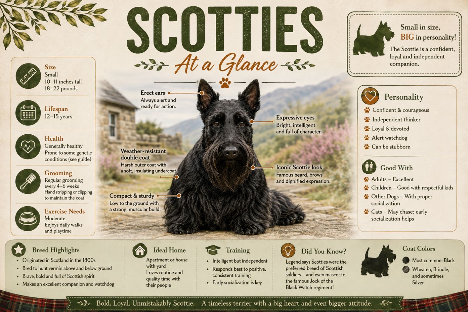 Scotties at a glance