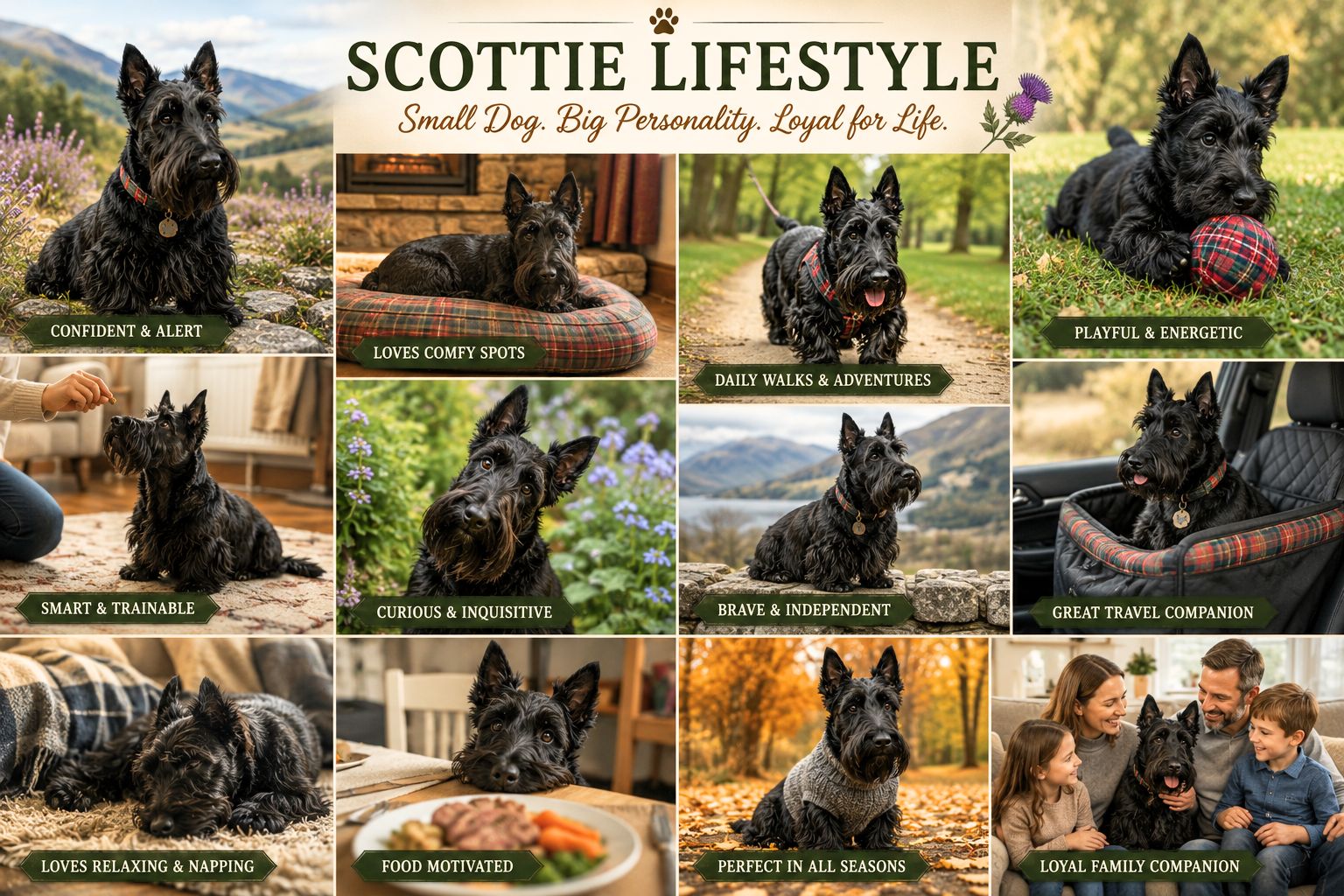 Lifestyle scottie dog images