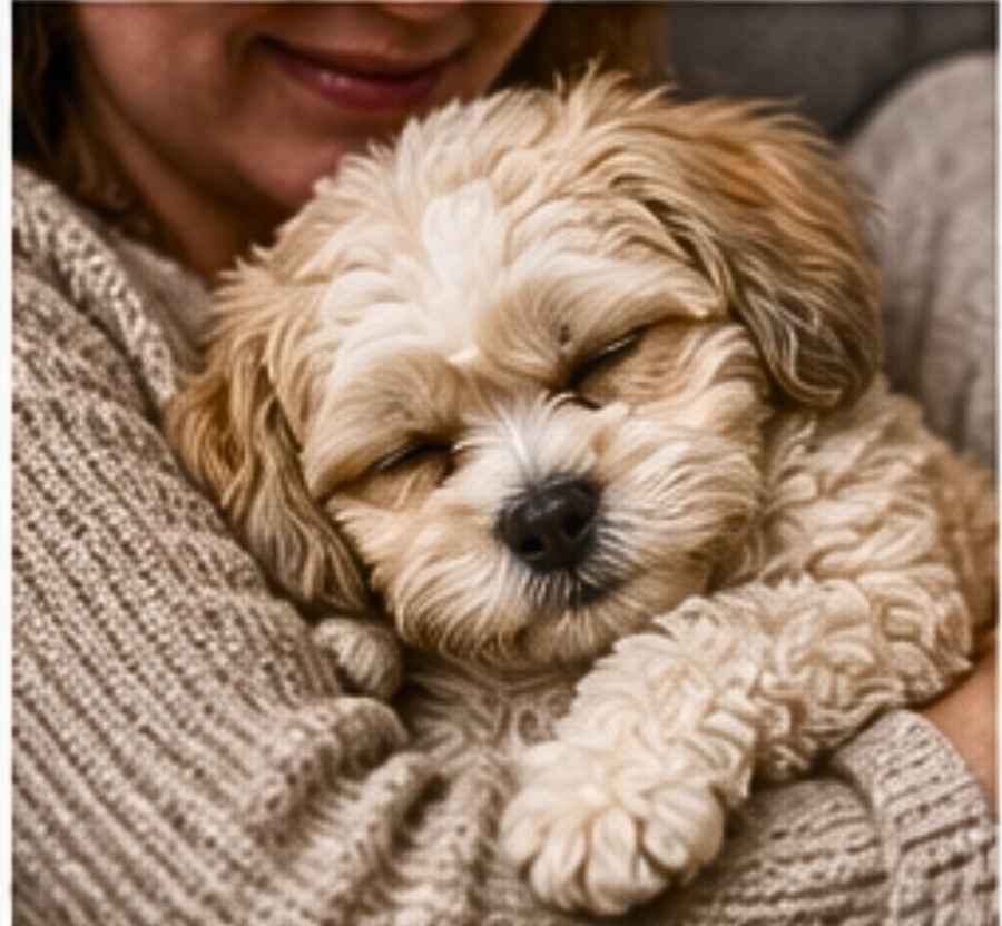 Shipoo napping