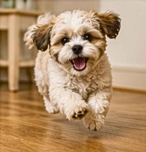Shipoo romping
