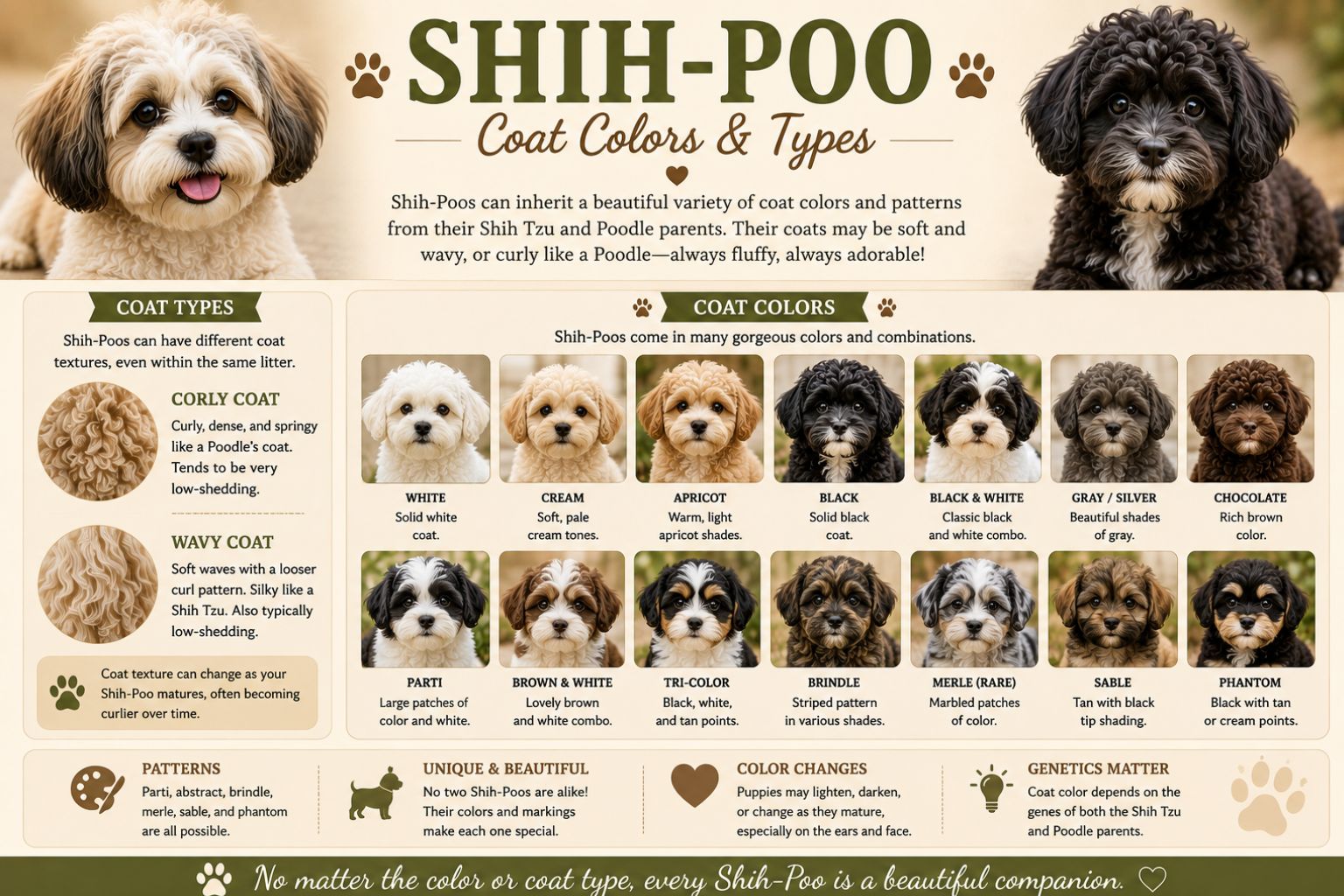 Coat Types colors