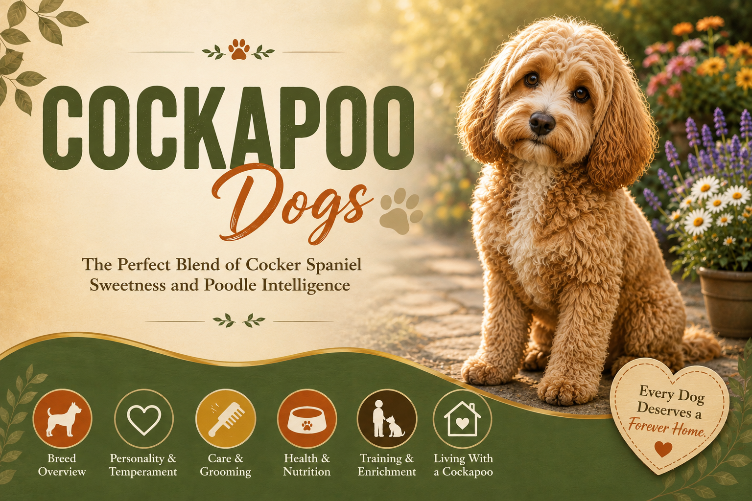 Cockapoo dogs breed page hero image