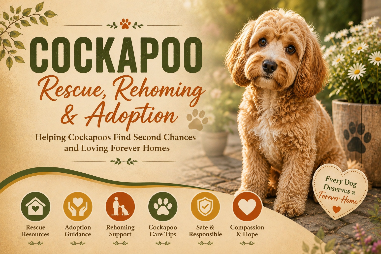 Cockapoo Rescue Rehoming and Adoption page hero image