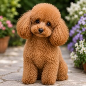 Toy Poodle dog photo