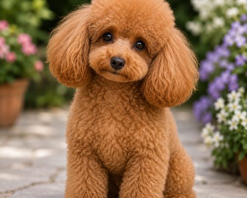 Toy Poodle dog photo