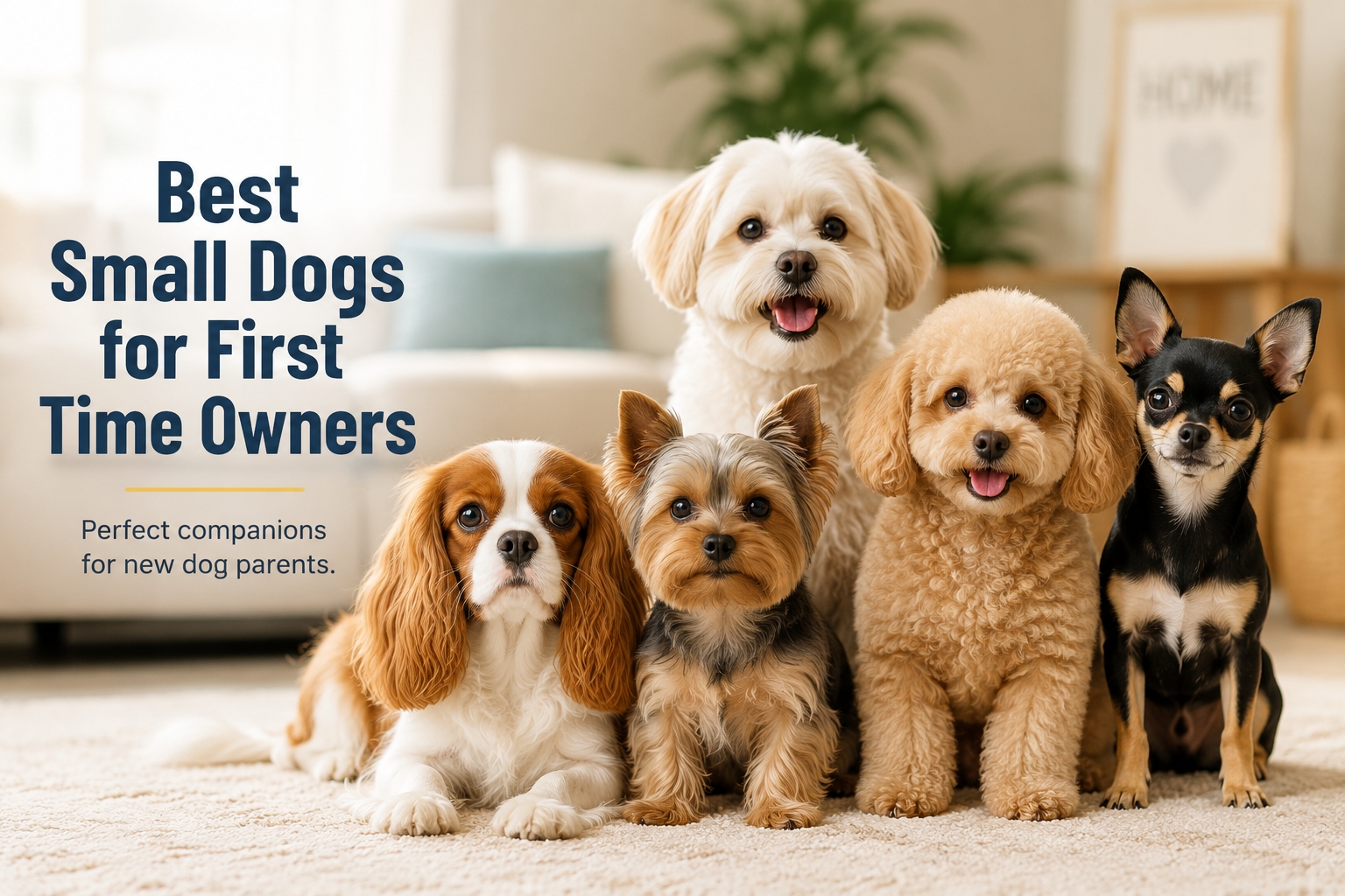 Best small dogs for 1st time. Dog owners comma shows a list of dog breeds such as the bishon freeze comma yorkshire terrier maltese have an ease and more