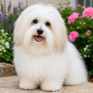 Coton de Tulear dog