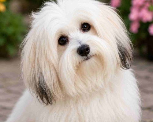 Coton de tulear dog quizzical look