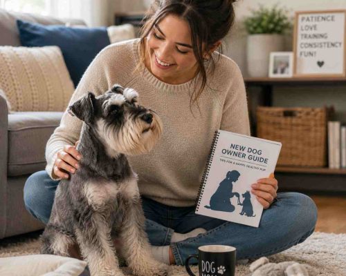 first-time owner of miniature Schnauzer