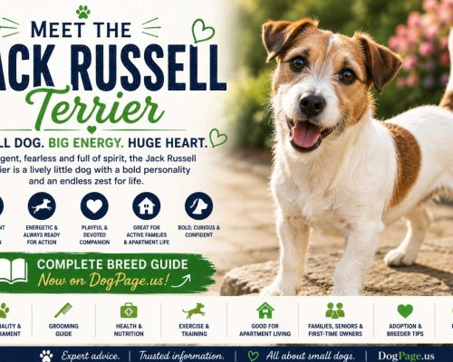 Jack russell terrier dog breed hero image