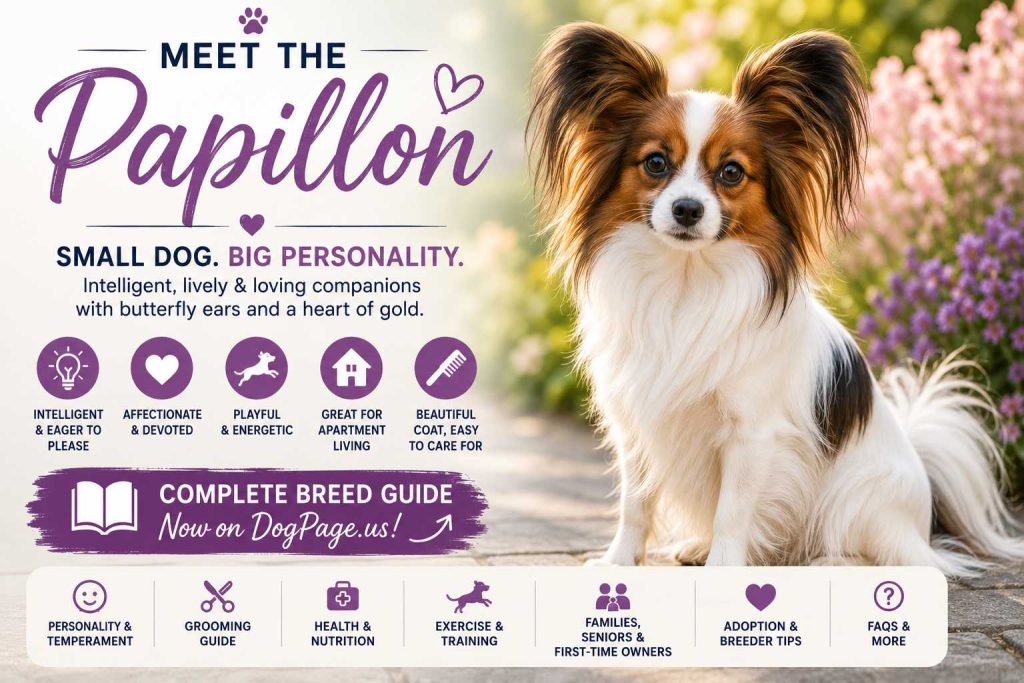 Papillon dog breed guide hero image