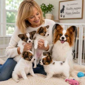 Papillon breeder and healthy puppies
