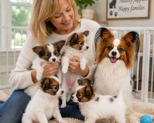 Papillon breeder and healthy puppies