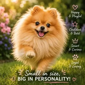Image showing the Pomeranian personality and temperament