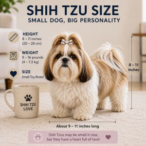 Shih tzu dog breed size chart