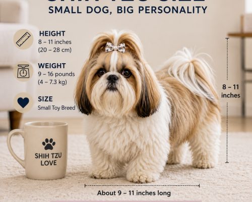 Shih tzu dog breed size chart