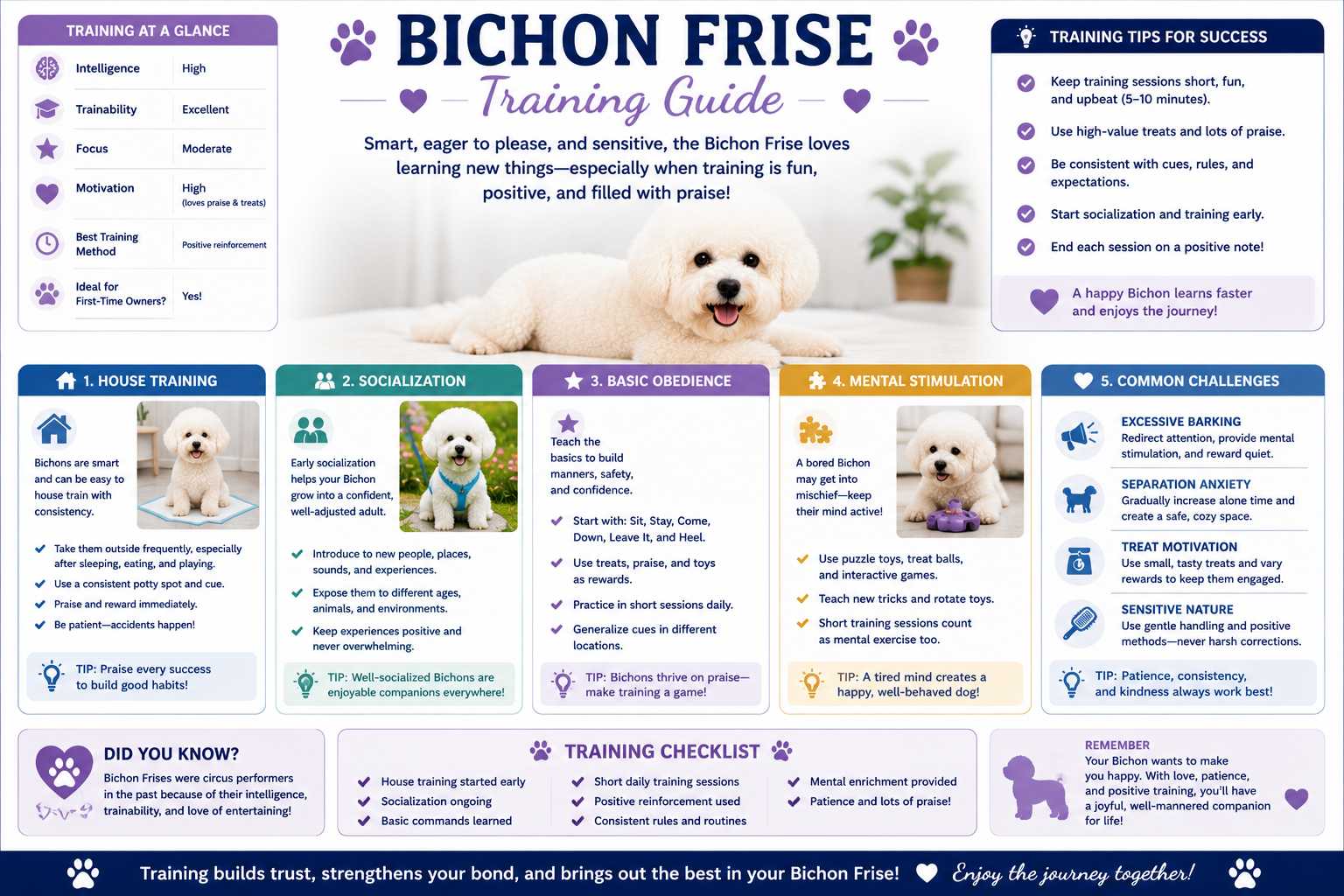Training a Bichon Frise